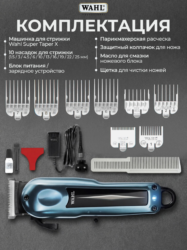 Машинка для стрижки Wahl Super Taper X Машинка для стрижки Wahl Super Taper X