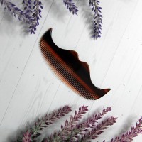 Маленькая расческа Dimi в форме усов с закругленным краем, 9 см