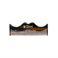 Маленькая расческа Dimi в форме усов с прямым краем, 9 см