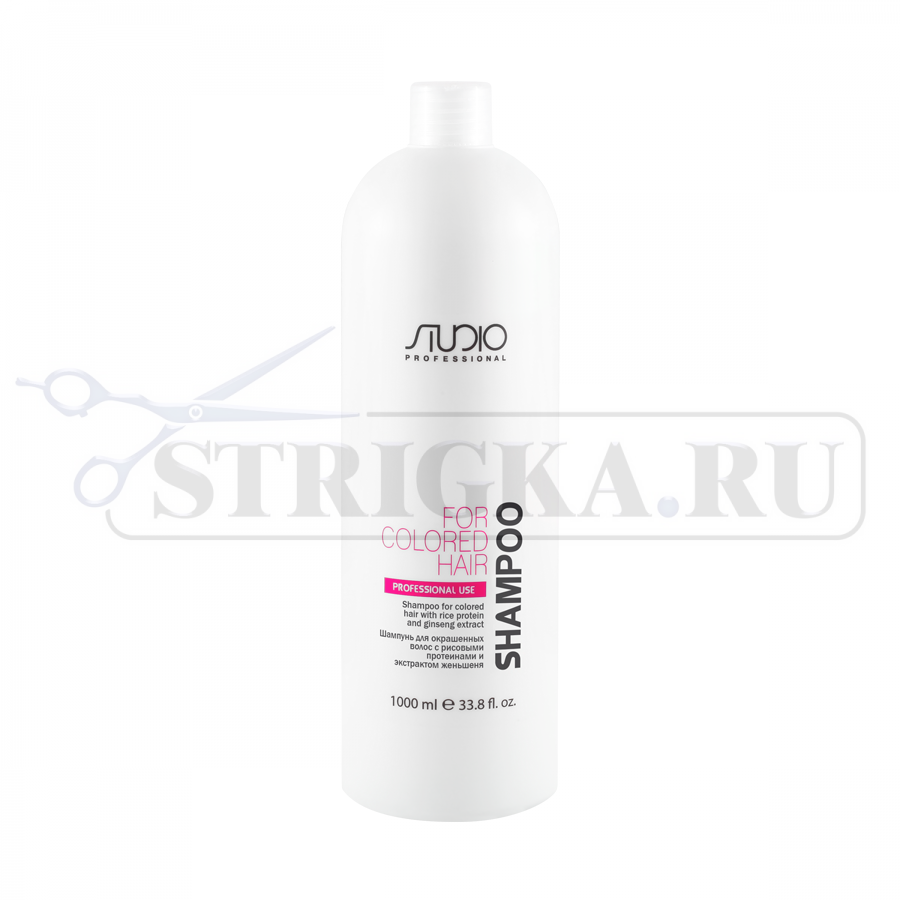Шампунь Kapous Professional для окрашенных волос с рисовыми протеинами и экстрактом женьшеня 1000 мл