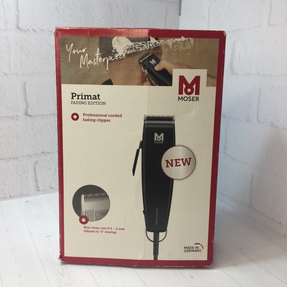 Уценка!1 Машинка для стрижки Moser 1230-0002 Primat Fading Edition, черный 