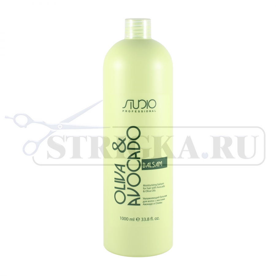 Бальзам увлажняющий Kapous Professional для волос с маслами авокадо и оливы 1000 мл