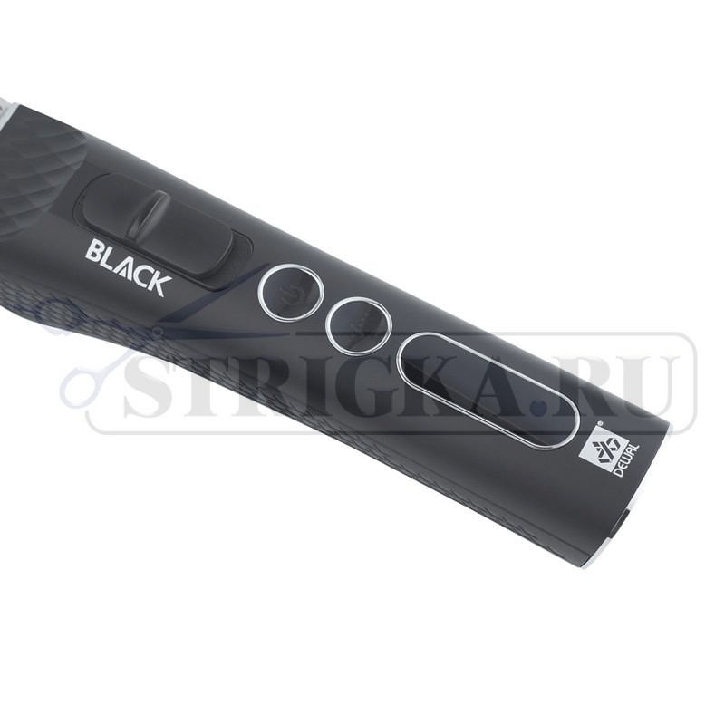 Машинка Dewal Black для стрижки, аккум/сеть, нож 45 мм, 2 насадки.