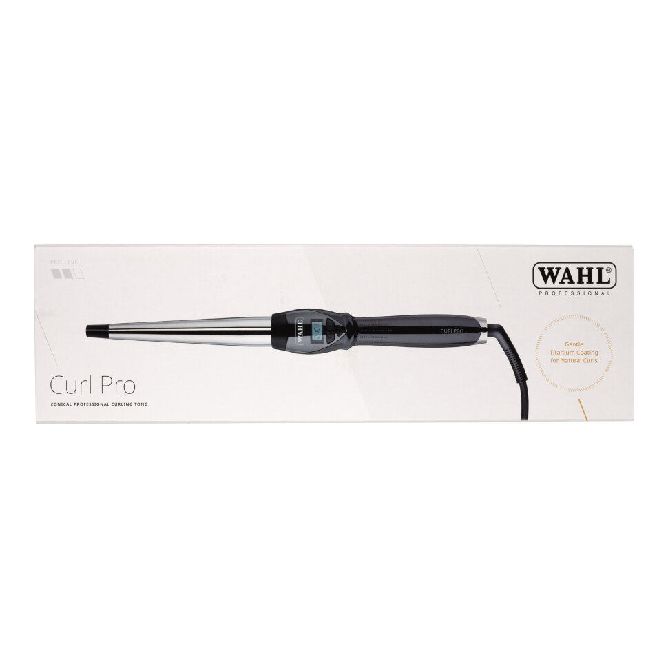 Щипцы для завивки волос конические Wahl 4437-0471 CurlPro2, титан