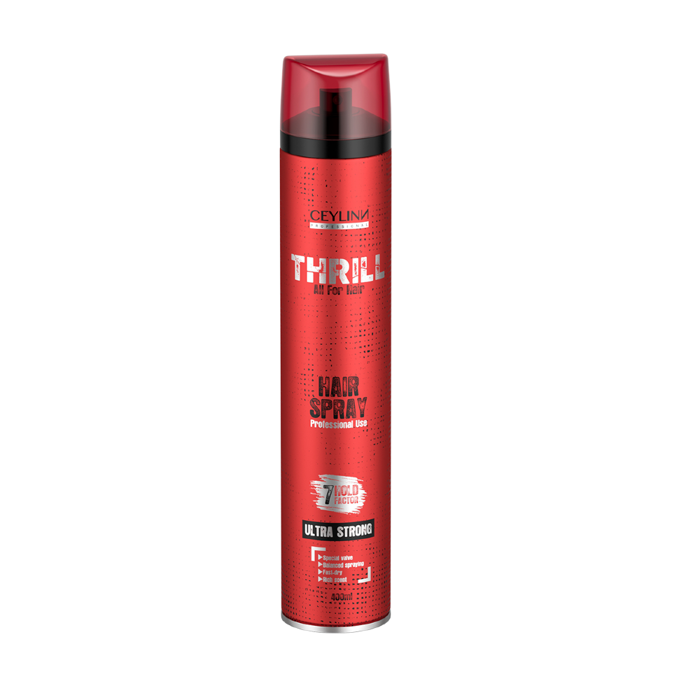 Лак для волос CEYLINN THRILL ULTRA STRONG, 400 мл
