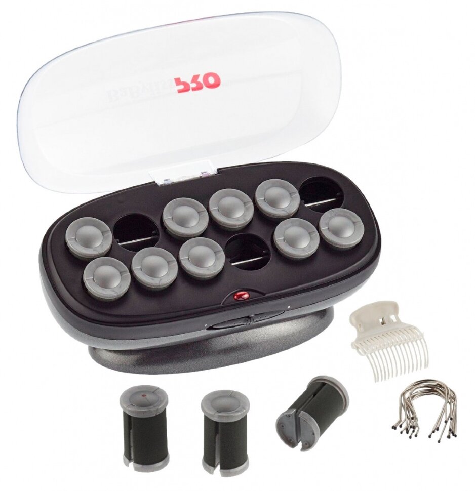 Электробигуди BaByliss Pro Kit Studio BAB3025E титано-керамические с вельветовым покрытием, 12 шт