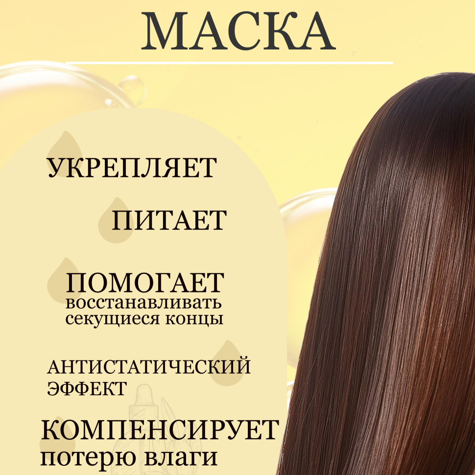 Маска для волос CEYLINN аргановая, 500 мл