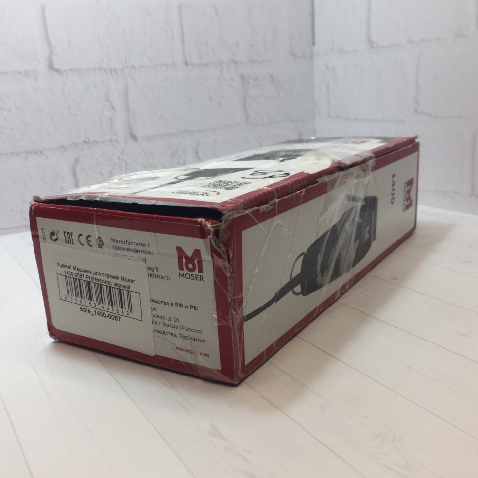 Уценка! Машинка для стрижки Moser 1400-0087 Professional, черный