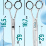 Набор ножниц GRODO Sharp прямые и филировочные, 6"