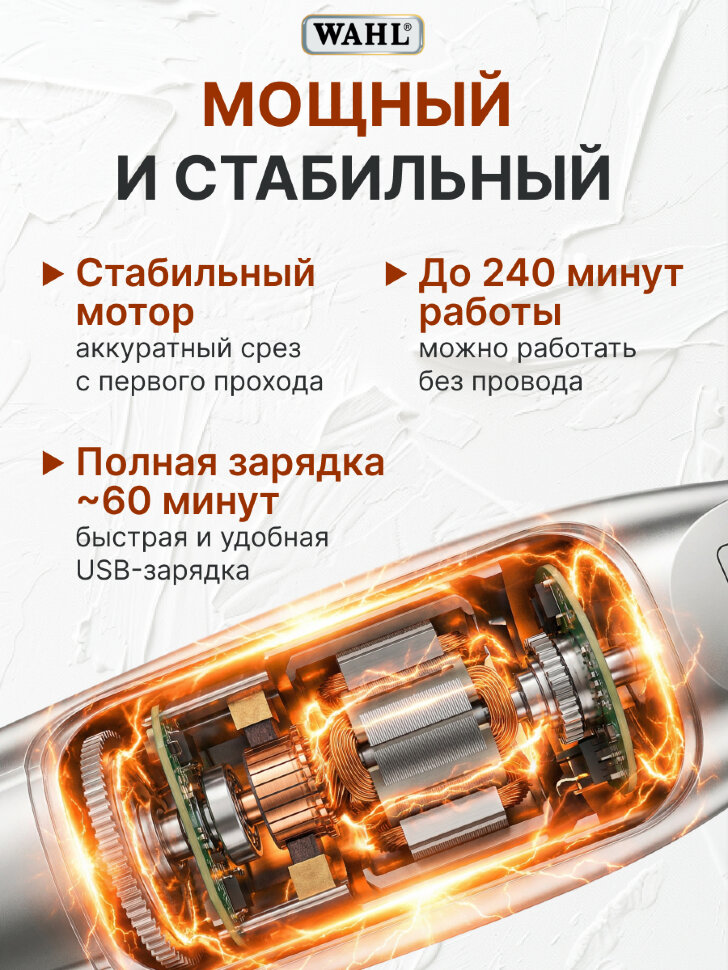 Триммер Wahl 09893.0443 Color Trim Beard с USB