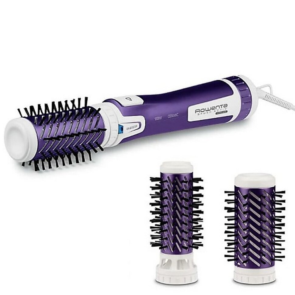 Фен-щетка Rowenta Brush Activ Volume&Shine CF9530F0, фиолетовый