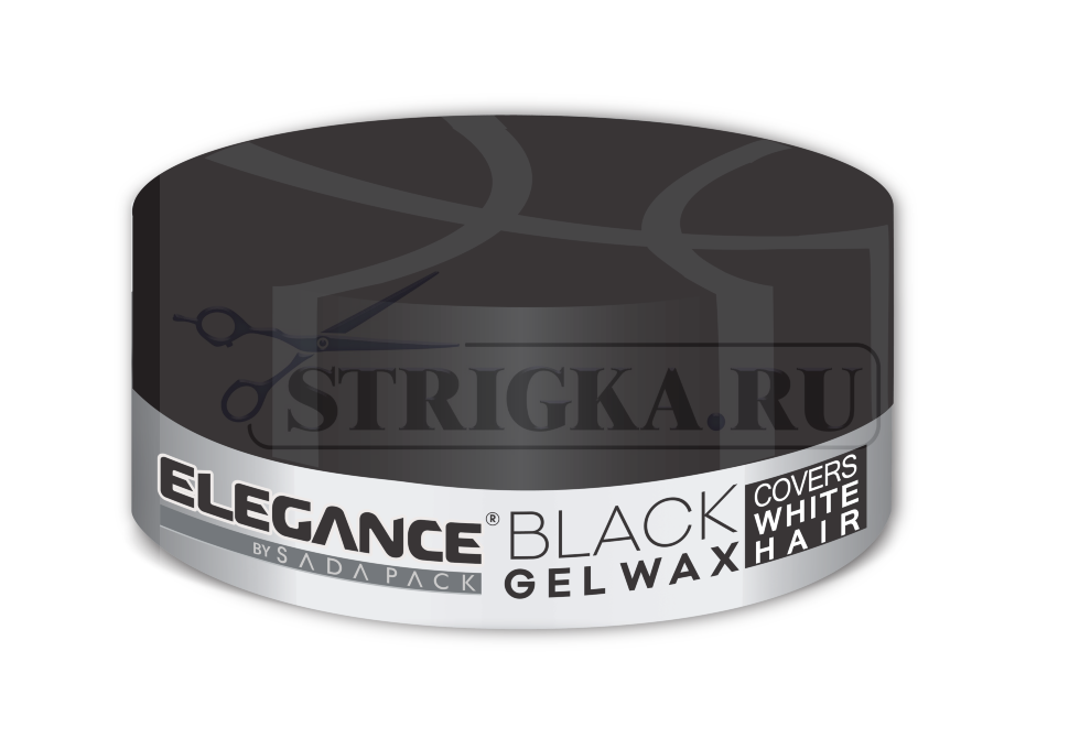 Гель для волос Elegance BLACK с эффектом зачернения, 140 мл