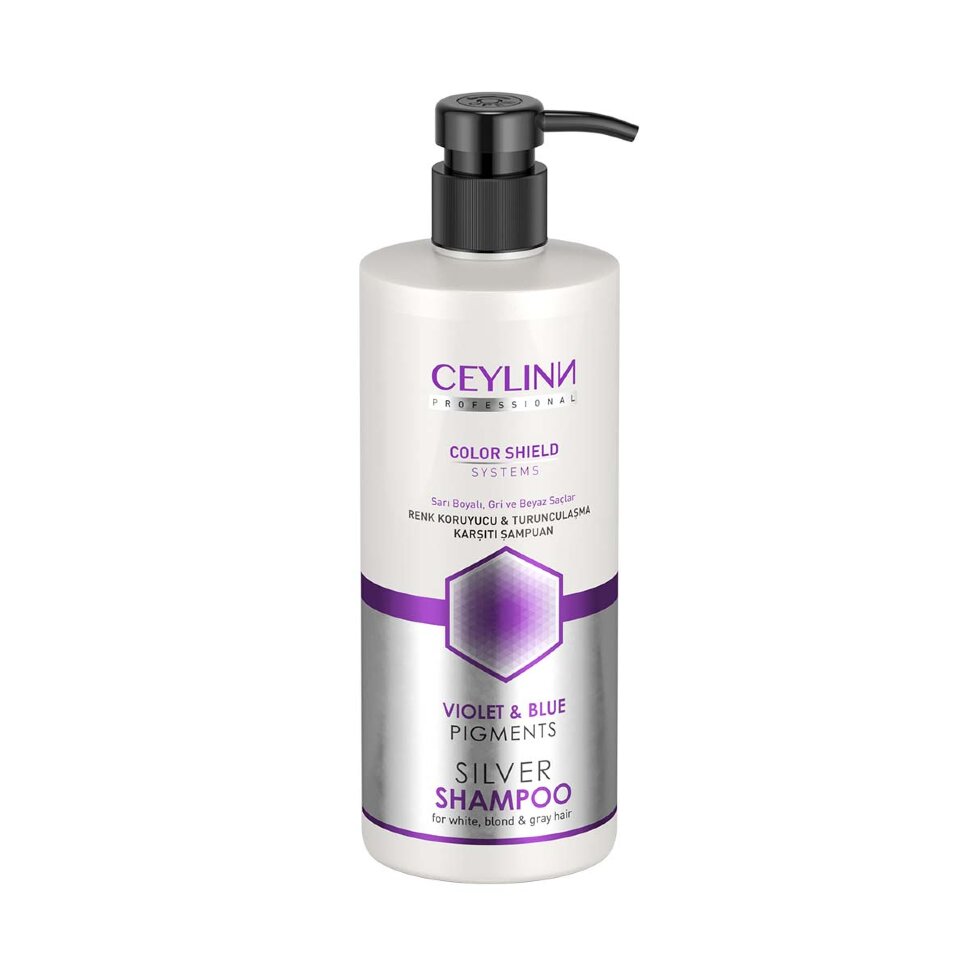Шампунь для волос CEYLINN SILVER, 500 мл