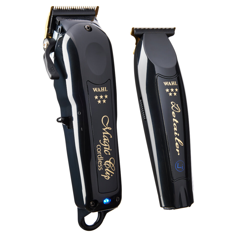 Набор из машинки для стрижки Magic Clip и окантовки Detailer Wahl Cordless Barber Combo