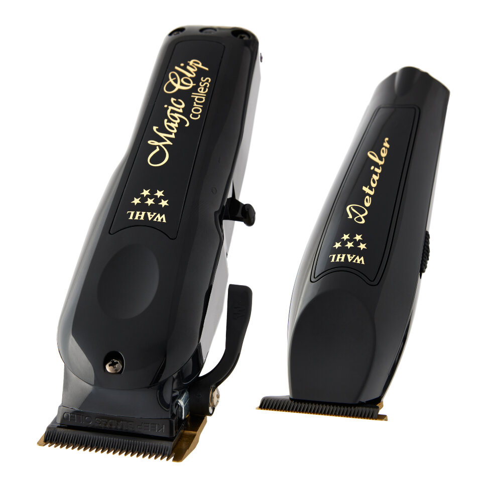 Набор из машинки для стрижки Magic Clip и окантовки Detailer Wahl Cordless Barber Combo