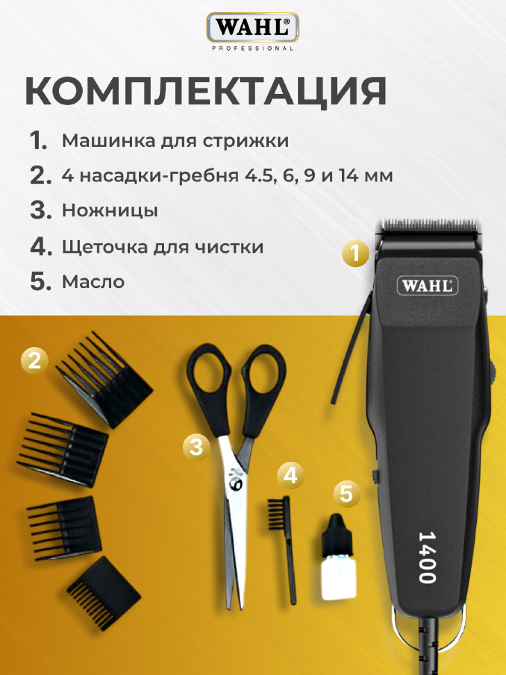 Машинка для стрижки животных WAHL 1400