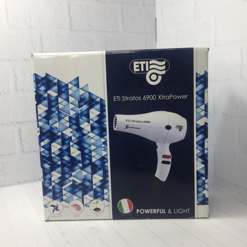 Уценка! Фен ETI Stratos 6900 Xtrapower 2500 ватт, черный