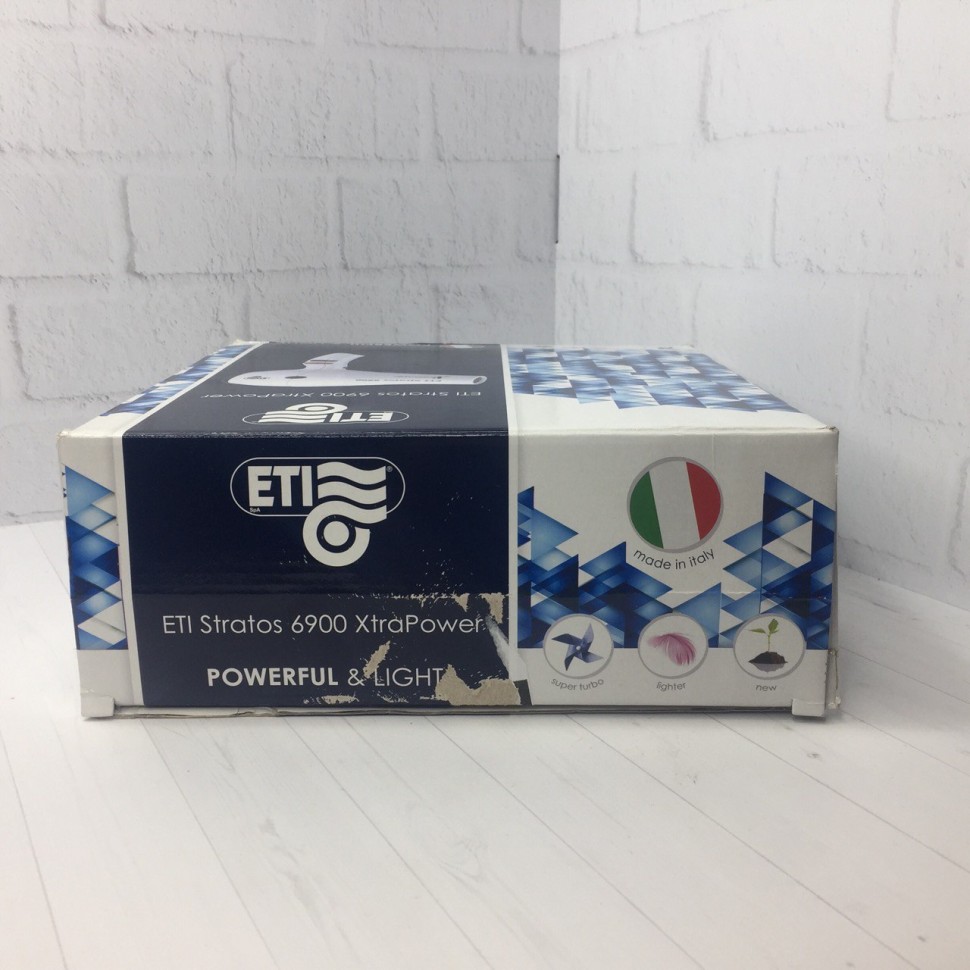 Уценка! Фен ETI Stratos 6900 Xtrapower 2500 ватт, черный