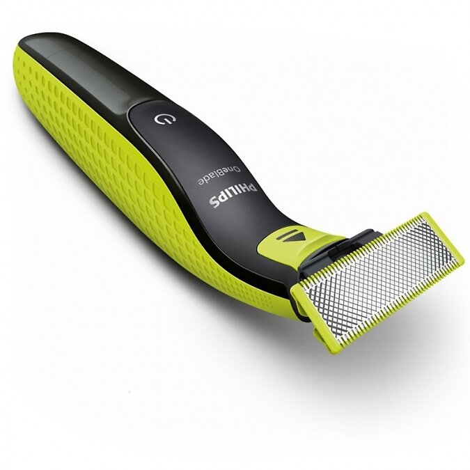 Триммер Philips OneBlade QP2520/20, черный/салатовый