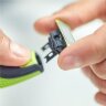 Триммер Philips OneBlade QP2520/20, черный/салатовый