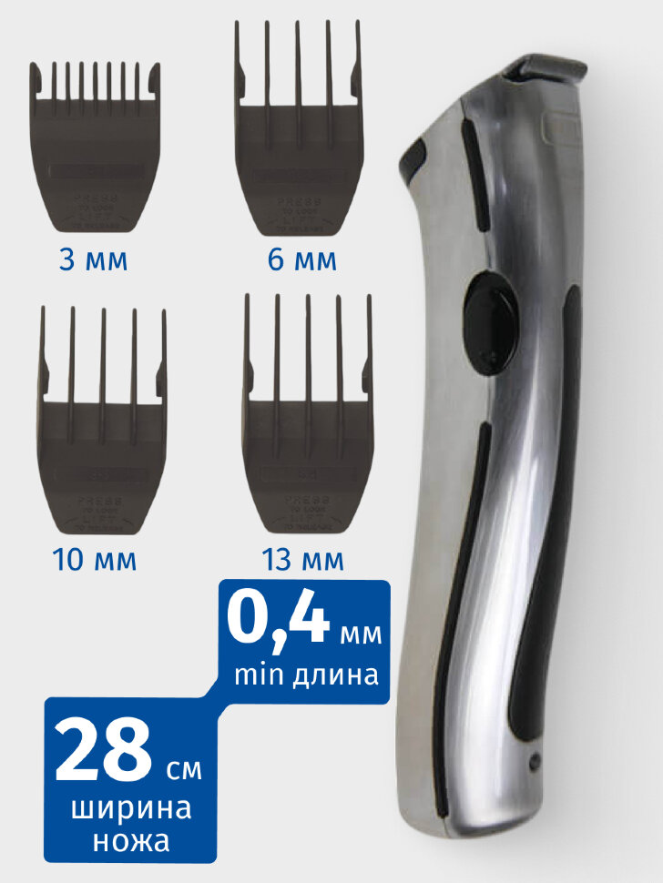 Триммер для окантовки Wahl 4216-0471 Beret серебро