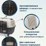 Переноска пластиковая Petmode 88х56х65 см на колесах для двух животных, серый