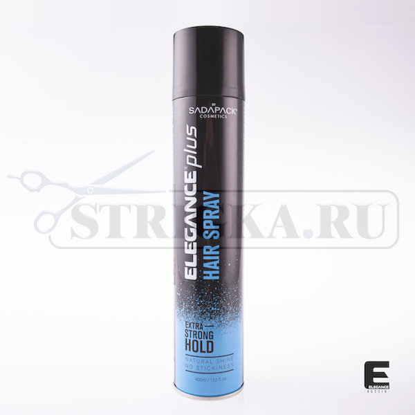 Лак-спрей для волос Elegance Blue супер сильной фиксации, 400 мл