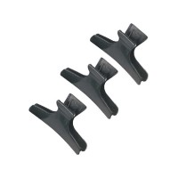 Зажим Dewal &quot;Бабочка&quot; для волос, пластик, черный, 12 шт/уп