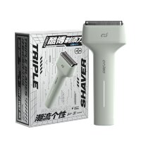 Электробритва Coobo CB-T1 с двойной бритвенной сеткой и лезвием, зеленая