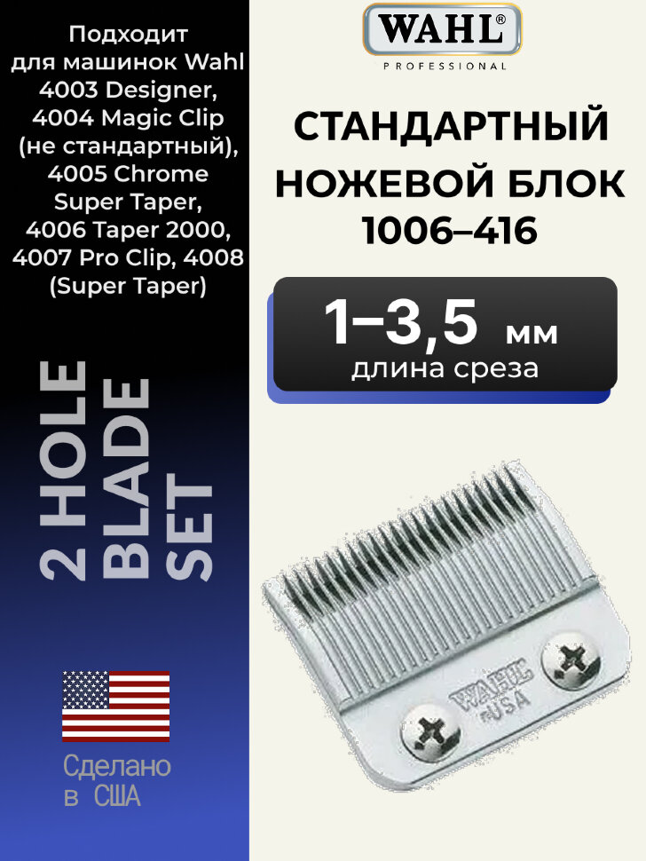 Ножевой блок Wahl стандартный (1-3,5 мм) на машинки серии Taper и Icon