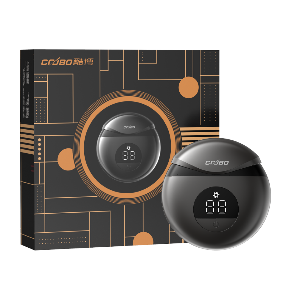 Двухскоростная электробритва Coobo CB-S1 с двойной бритвенной головкой, черная