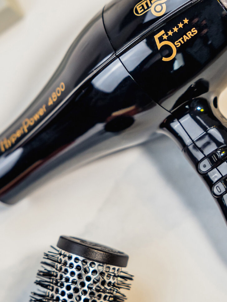 Фен ETI Hyper Power 4800, 2600 ватт, черный