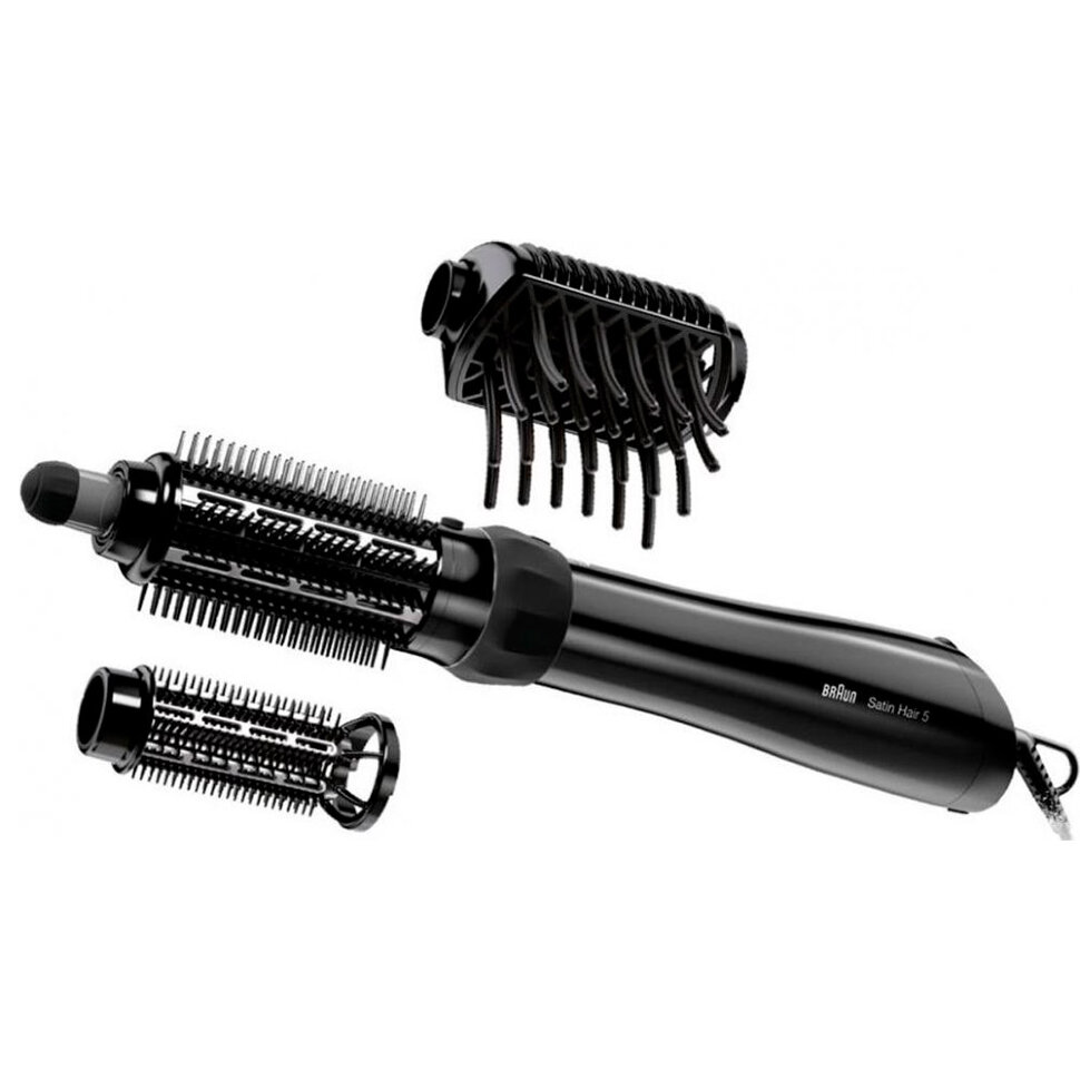 Фен-щетка Braun Satin Hair 5 AS530 MN 1000 Вт, черный